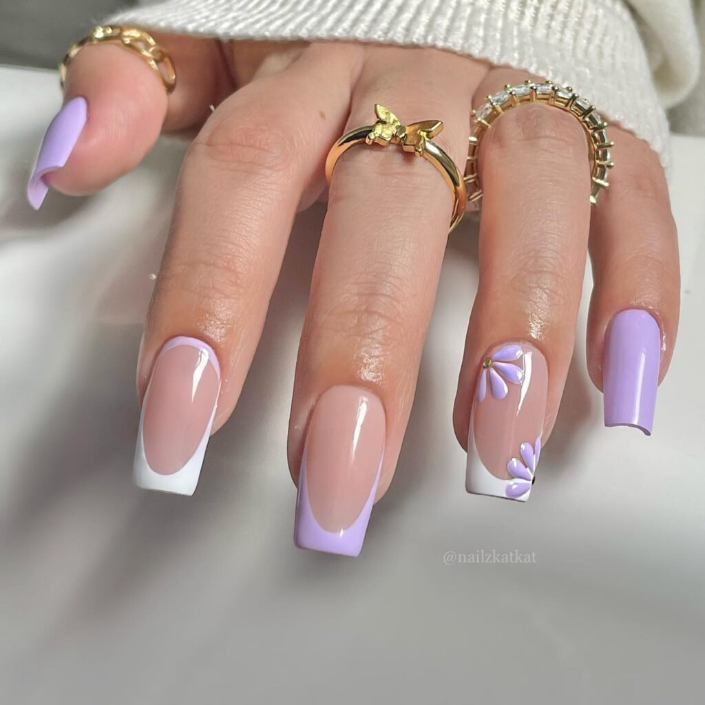 Square Nail Pattern 17 Square Nail Designs Ideas to Try Right Now - thehousedrop.com